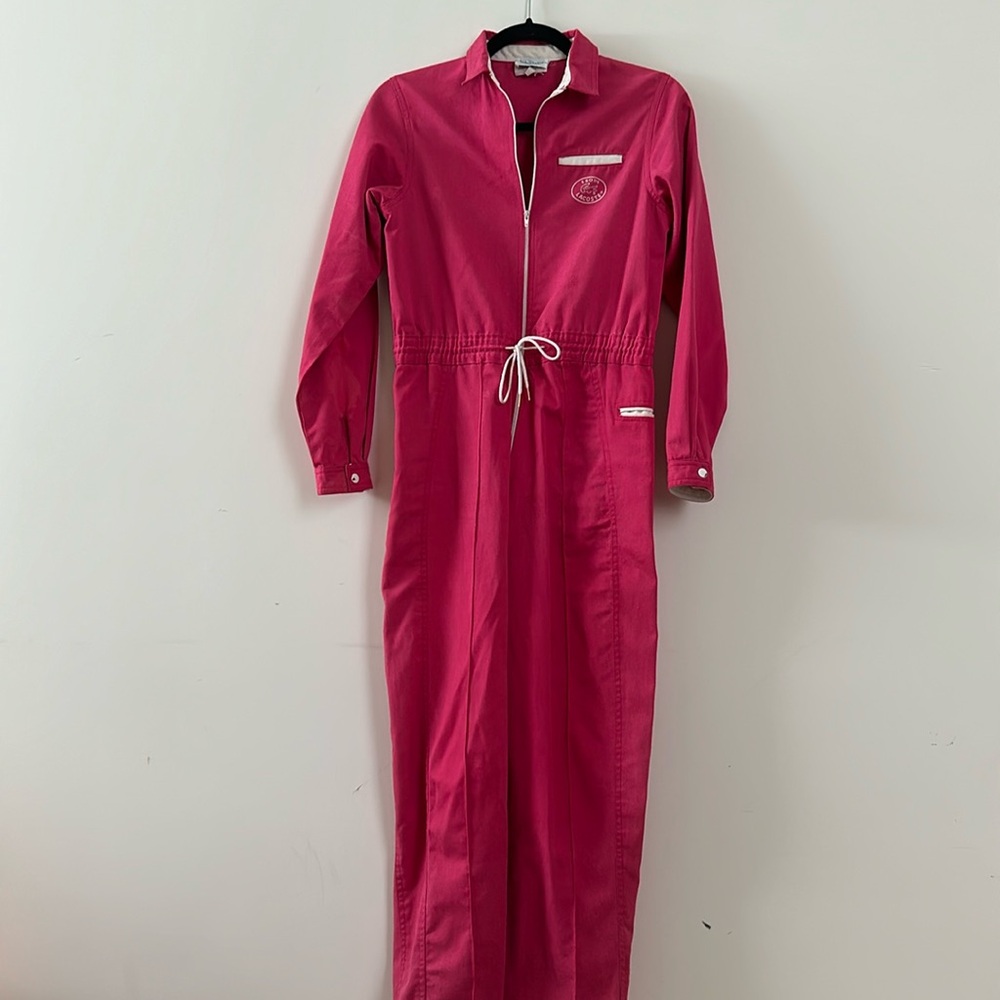 Incredible Vintage Lacoste Jumpsuit Sz XS